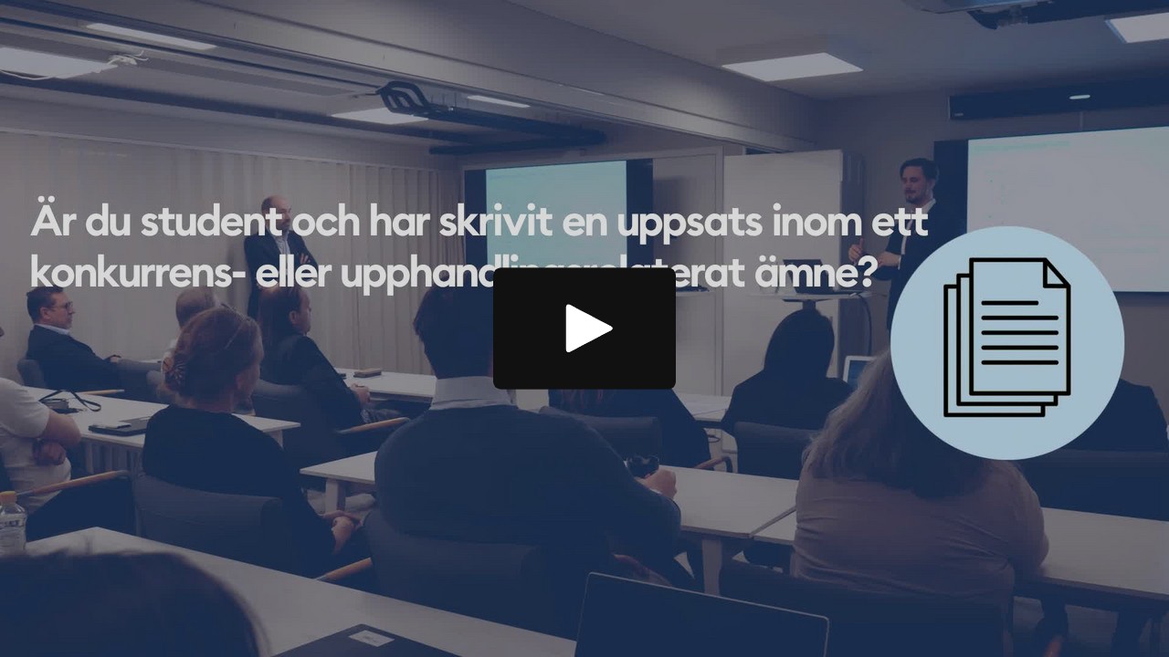 Delta i vår uppsatstävling!